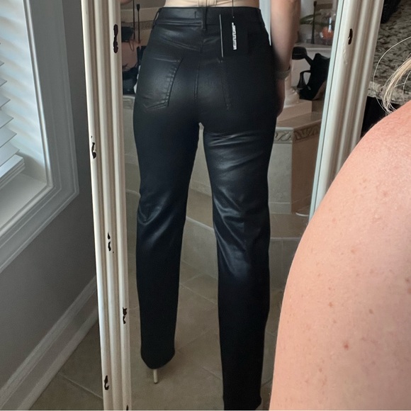 Express Leather Look Pants - Picture 5 of 8